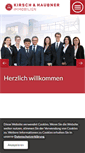 Mobile Screenshot of kirschundhaubner.de